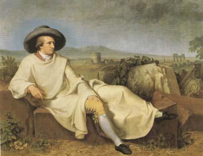 TISCHBEIN, Johann Heinrich Wilhelm Goethe in the Roman Campagna (mk08)